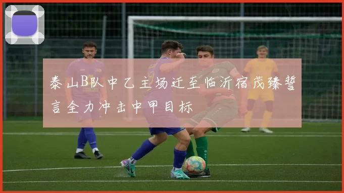 泰山B队中乙主场迁至临沂宿茂臻誓言全力冲击中甲目标